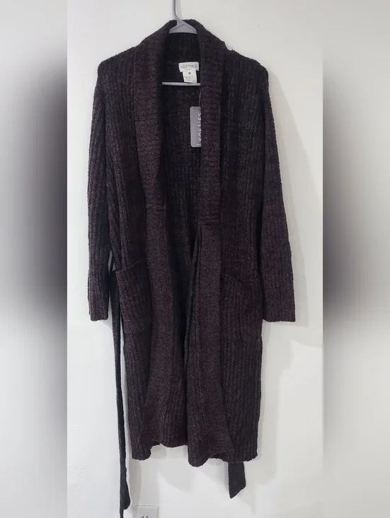 Softies Cozy Ribbed Knit Long Robe - Picture 4 of 7